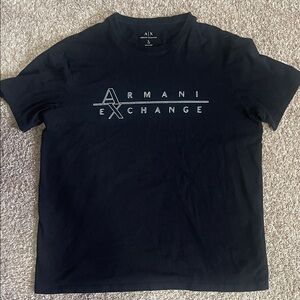 Armani Exchange Navy Blue Men's Tee